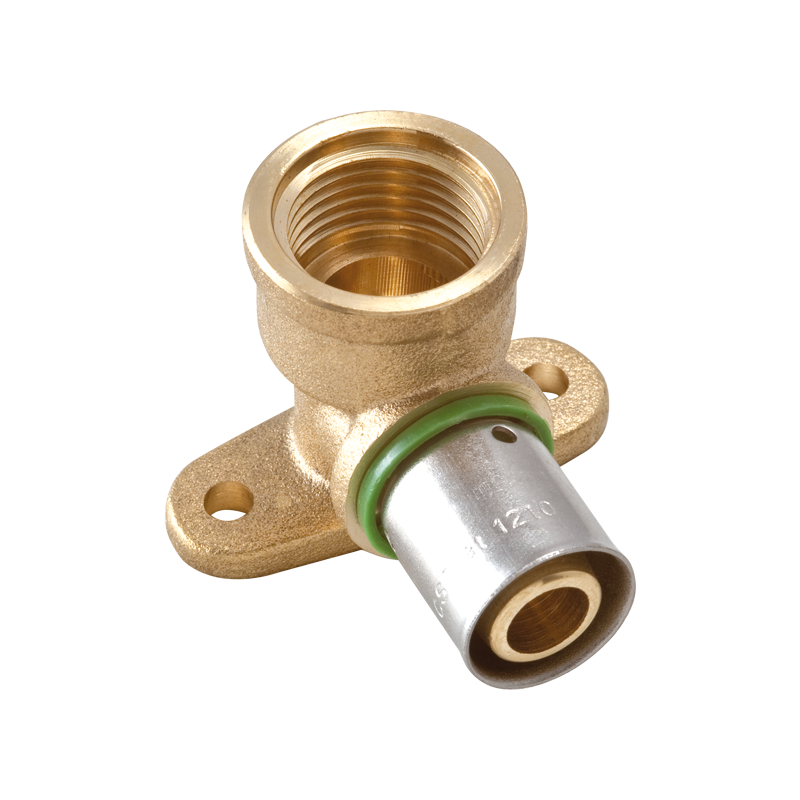 Coude applique court à sertir