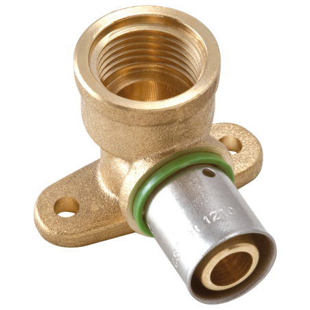 Coude applique court à sertir