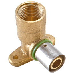 Coude applique long à sertir