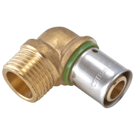 Coude mâle à sertir