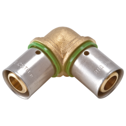 Coude égal à sertir