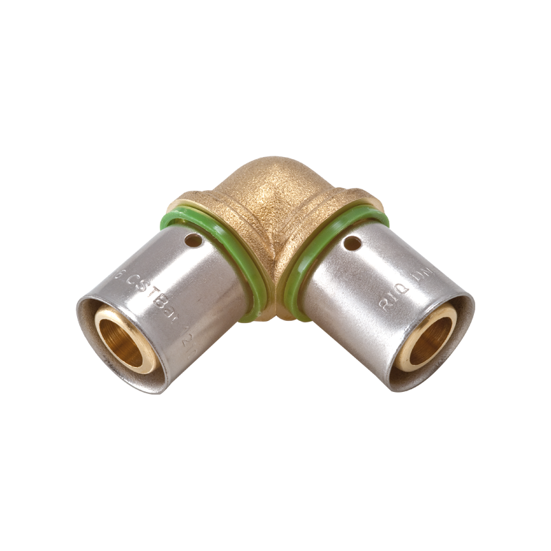 Coude égal à sertir