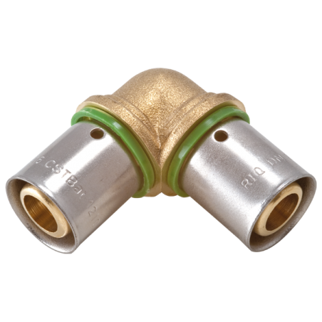 Coude égal à sertir