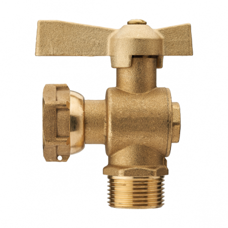 Vanne compteur équerre - Agrée ACS