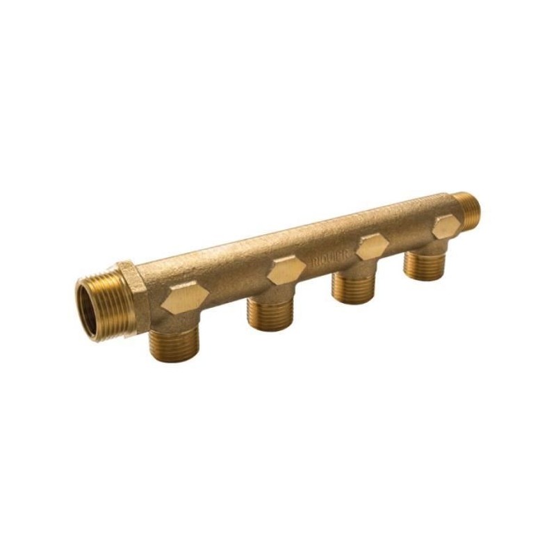 Collecteur 3/4-1/2 Entraxe 50mm, sortie 1/2