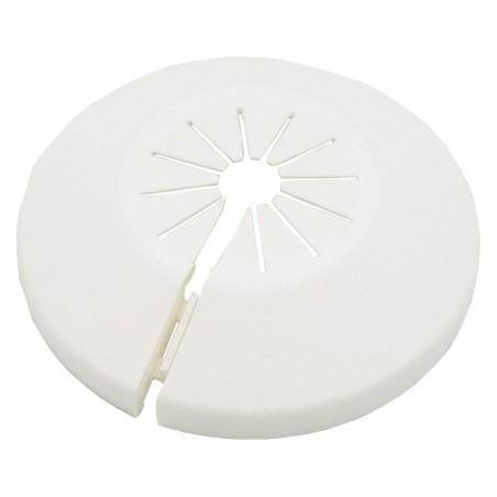 Rosace sanitaire blanche universelle