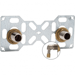 Platine douche à glissement