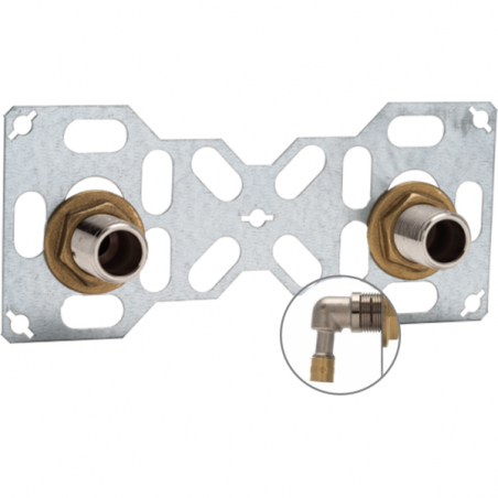 Platine douche à glissement