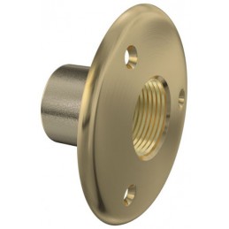 Applique traversée de mur FF 1/2 laiton brut