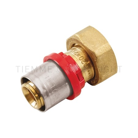 Raccord droit à écrou tournant