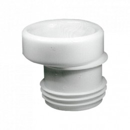 Pipe WC male manchon excentré