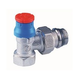 Robinet thermostatisable en équerre