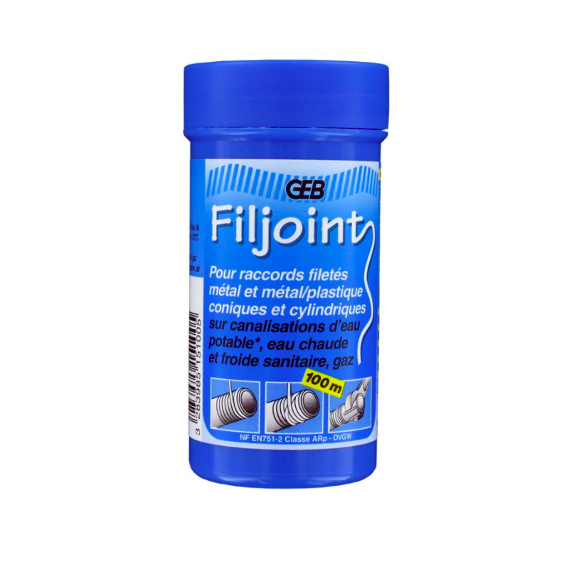 Fil d'étanchéité 100% PTFE