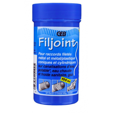 Fil d'étanchéité 100% PTFE