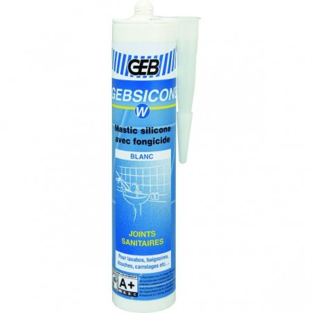 Carton de 12 cartouche de silicone blanc