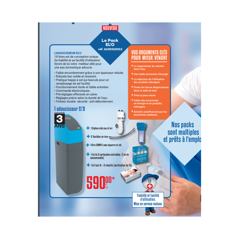 Adoucisseur d'eau - El'O CR2J