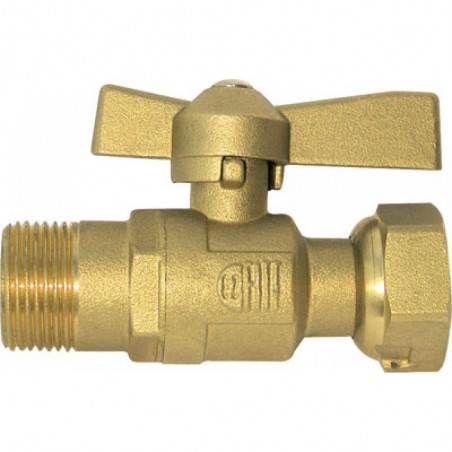 Vanne compteur droite - Agrée ACS