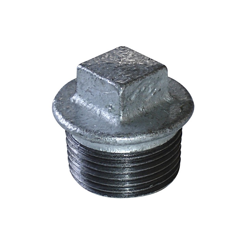 Bouchon galvanisé - Mâle 1/2