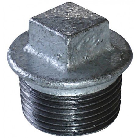 Bouchon galvanisé - Mâle 1/2